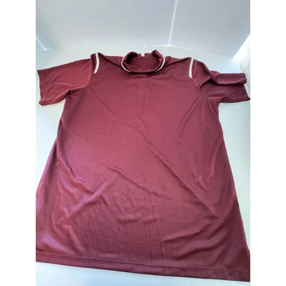 Nike Dri-Fit Polo Mens Shirt - L - Burgundy